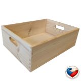 Dřevěný univerzální box, 40 x 30 x 13 cm, česká výroba
