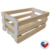 Dřevěná bedýnka na ovoce 23×15×8 cm, česká výroba