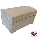 Dřevěná uzamykatelná truhlička 20×11×12,5 cm, česká výroba