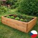 Dřevěný vyvýšený záhon 156 × 96 × 36 cm – masivní smrk