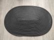 Prostírání oválné - černá