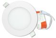 LED stropní panel kulatý 6 W, studená bílá