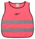 Výstražná růžová dětská vesta S.O.R. - 53 cm, růžová