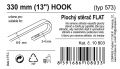 Stěrač Flat bulk (hook) 13" - 330 mm