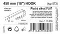 Stěrač Flat bulk (hook) 18" - 450 mm