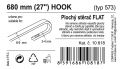 Stěrač Flat bulk (hook) 27"- 680 mm
