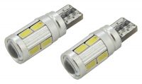 Žárovka 10 SMD LED 3chips 12V, T10 CAN-BUS ready bílá - 2ks
