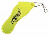 Reflexní přívěšek Foot, žlutá