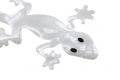 Samolepící dekorace Gecko - stříbrná