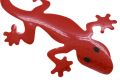 Samolepící dekorace Gecko - červená