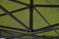Párty stan nůžkový, 3 x 6 m, zelený, voděodolný