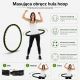 Masážní hula hoop obruč 96 cm se 64 magnety, skládací