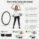 Masážní hula hoop obruč 96 cm se 64 magnety, skládací