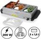 Jago Multifunkční bufetový ohřívač jídel, 200 W, 3 přihrádky