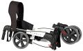 JAGO Čtyřkolové chodítko s brzdami a sedadlem - černé