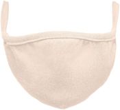   Bavlněná rouška dvouvrstvá - růžová, 10 ks