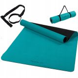 MOVIT Jóga podložka na cvičení, 190 x 100 cm, petrolejová