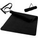 Fitness jóga podložka protiskluzová 190 × 100 x 0,6 cm černá