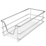 JAGO Sada 4 teleskopických zásuvek, 26 x 44 x 14 cm, chrom