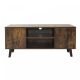 MIADOMODO Nízká televizní komoda v retro stylu, 110 cm