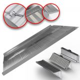 Jago Skládací hliníková nájezdová rampa 150 cm