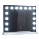 LED zrcadlo do koupelny Hollywood 58 × 43 cm