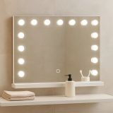 LED zrcadlo do koupelny Hollywood 58 × 43 cm