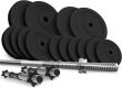 PHYSIONIC Vzpěračský set se závažím, hvězdicové zámky, 58 kg
