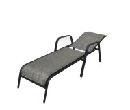 Zahradní lehátko kovové ZWC-52, šedé