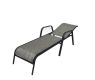 Zahradní lehátko kovové ZWC-52, šedé