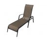 Zahradní lehátko kovové ZWC-52, hnědé