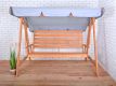 Zahradní dřevěná houpačka 3osoby borovice 192 cm se stříškou