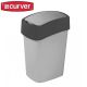 Odpadkový koš FLIPBIN, 9l, šedý CURVER