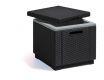 Zahradní chladnička taburet ICE CUBE, grafit