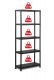 Plastový otevřený regál PLUS 75/5 - 176 x 75 x 32 cm