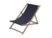 Zahradní dřevěné lehátko Bahama, mořené, grafit