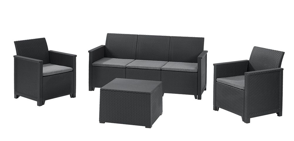 Keter zahradní set nábytku Emma - grafit