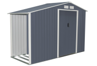 Zahradní domek LUKE A, 195 x 278 x 127 cm, šedý