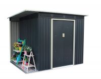 Zahradní domek CHESTER A, 184 x 257 x 142 cm, šedý