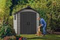 Zahradní domek PREMIER 757, 228 x 252 x 223,5 cm, šedý