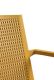 Křeslo GRID ARMCHAIR, 81 x 57 x 56 cm, hořčicově žlutá
