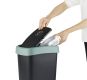 Odpadkový koš Twist, 50 L, zelená